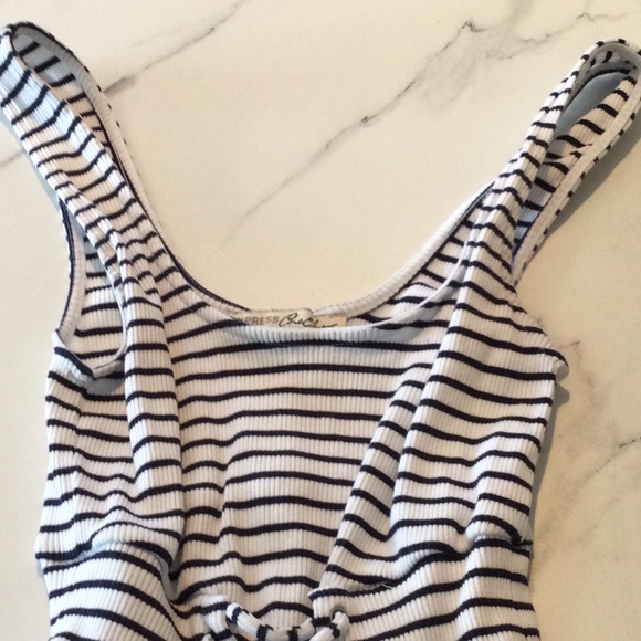 Express black and white corset top, XS - Picture 2 of 4